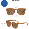 image:imageKnockaround Rounded Square Polarized Sunglasses for Men Women UV ProtectionRio  Amber