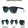 image:imageKnockaround Rounded Square Polarized Sunglasses for Men Women UV ProtectionRising Tide  Smoke