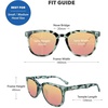 image:imageKnockaround Rounded Square Polarized Sunglasses for Men Women UV ProtectionSlate Tortoise Shell  Rose Gold