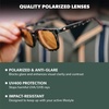 image:imageKnockaround Rounded Square Polarized Sunglasses for Men Women UV ProtectionSlate Tortoise Shell  Rose Gold