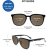 image:imageKnockaround Rounded Square Polarized Sunglasses for Men Women UV ProtectionWest End Tortoise  Amber