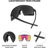image:imageKnockaround Sport Sunglasses for Men and Women  UV400 ProtectionBlack  Rainbow