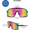 image:imageKnockaround Sport Sunglasses for Men and Women  UV400 ProtectionBlack  Rainbow