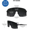 image:imageKnockaround Sport Sunglasses for Men and Women  UV400 ProtectionBlack on Black  Smoke