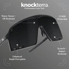 image:imageKnockaround Sport Sunglasses for Men and Women  UV400 ProtectionBlack on Black  Smoke