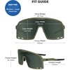 image:imageKnockaround Sport Sunglasses for Men and Women  UV400 ProtectionFull Focus  Aviator Green