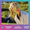 image:imageKnockaround Sport Sunglasses for Men and Women  UV400 ProtectionHouse Party  Yellow Blue