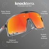 image:imageKnockaround Sport Sunglasses for Men and Women  UV400 ProtectionMagma  Red Sunset