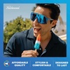 image:imageKnockaround Sport Sunglasses for Men and Women  UV400 ProtectionRocket Pop  Moonshine