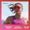image:imageKnockaround Sport Sunglasses for Men and Women  UV400 ProtectionSpring Break  Red Sunset