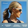 image:imageKnockaround Sports Sunglasses  Golf Running Cycling UV400 ProtectionClean Sweep  Sky Blue