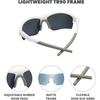 image:imageKnockaround Sports Sunglasses  Golf Running Cycling UV400 ProtectionClean Sweep  Sky Blue