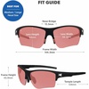 image:imageKnockaround Sports Sunglasses  Golf Running Cycling UV400 ProtectionFairway  Rose
