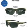 image:imageKnockaround Sports Sunglasses  Golf Running Cycling UV400 ProtectionFull Focus  Aviator Green