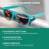 image:imageKnockaround Square Polarized Sunglasses for Men amp Women  UV400 ProtectionAquamarine  Fuchsia