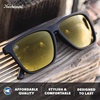 image:imageKnockaround Square Polarized Sunglasses for Men amp Women  UV400 ProtectionBlack  Gold