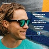 image:imageKnockaround Square Polarized Sunglasses for Men amp Women  UV400 ProtectionBlack  Green Moonshine