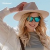 image:imageKnockaround Square Polarized Sunglasses for Men amp Women  UV400 ProtectionBlack  Green Moonshine