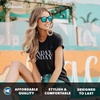 image:imageKnockaround Square Polarized Sunglasses for Men amp Women  UV400 ProtectionBlack  Moonshine