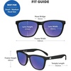 image:imageKnockaround Square Polarized Sunglasses for Men amp Women  UV400 ProtectionBlack  Moonshine