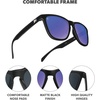 image:imageKnockaround Square Polarized Sunglasses for Men amp Women  UV400 ProtectionBlack  Moonshine