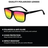 image:imageKnockaround Square Polarized Sunglasses for Men amp Women  UV400 ProtectionBlack  Rainbow