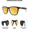 image:imageKnockaround Square Polarized Sunglasses for Men amp Women  UV400 ProtectionBlack  Sunset