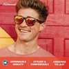 image:imageKnockaround Square Polarized Sunglasses for Men amp Women  UV400 ProtectionBlack  Sunset