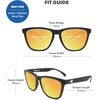 image:imageKnockaround Square Polarized Sunglasses for Men amp Women  UV400 ProtectionBlack  Sunset