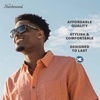 image:imageKnockaround Square Polarized Sunglasses for Men amp Women  UV400 ProtectionBlack Cherry  Smoke