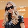 image:imageKnockaround Square Polarized Sunglasses for Men amp Women  UV400 ProtectionBlack on Black  Smoke