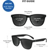 image:imageKnockaround Square Polarized Sunglasses for Men amp Women  UV400 ProtectionBlack on Black  Smoke