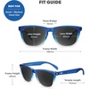image:imageKnockaround Square Polarized Sunglasses for Men amp Women  UV400 ProtectionBlue Obsidian  Smoke