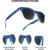 image:imageKnockaround Square Polarized Sunglasses for Men amp Women  UV400 ProtectionBlue Obsidian  Smoke
