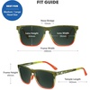 image:imageKnockaround Square Polarized Sunglasses for Men amp Women  UV400 ProtectionBrook Trout  Aviator Green