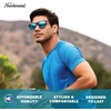 image:imageKnockaround Square Polarized Sunglasses for Men amp Women  UV400 ProtectionClear Grey  Aqua