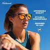 image:imageKnockaround Square Polarized Sunglasses for Men amp Women  UV400 ProtectionClear Grey  Sunset