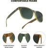 image:imageKnockaround Square Polarized Sunglasses for Men amp Women  UV400 ProtectionCoyote Calls  Aviator Green
