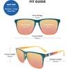 image:imageKnockaround Square Polarized Sunglasses for Men amp Women  UV400 ProtectionDesert  Rose Gold