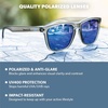 image:imageKnockaround Square Polarized Sunglasses for Men amp Women  UV400 ProtectionFrosted Grey  Moonshine
