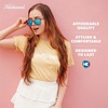 image:imageKnockaround Square Polarized Sunglasses for Men amp Women  UV400 ProtectionFrosted Grey  Moonshine