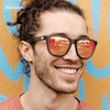 image:imageKnockaround Square Polarized Sunglasses for Men amp Women  UV400 ProtectionFrosted Grey  Sunset