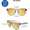 image:imageKnockaround Square Polarized Sunglasses for Men amp Women  UV400 ProtectionFrosted Grey  Sunset