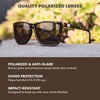 image:imageKnockaround Square Polarized Sunglasses for Men amp Women  UV400 ProtectionGlossy Tortoise Shell  Amber