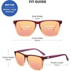 image:imageKnockaround Square Polarized Sunglasses for Men amp Women  UV400 ProtectionHot Take  Rose Gold