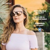 image:imageKnockaround Square Polarized Sunglasses for Men amp Women  UV400 ProtectionHot Take  Rose Gold