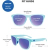 image:imageKnockaround Square Polarized Sunglasses for Men amp Women  UV400 ProtectionIcy Blue  Moonshine