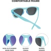image:imageKnockaround Square Polarized Sunglasses for Men amp Women  UV400 ProtectionIcy Blue  Moonshine