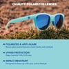 image:imageKnockaround Square Polarized Sunglasses for Men amp Women  UV400 ProtectionIcy Blue  Moonshine