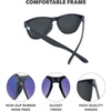 image:imageKnockaround Square Polarized Sunglasses for Men amp Women  UV400 ProtectionJelly Black  Moonshine